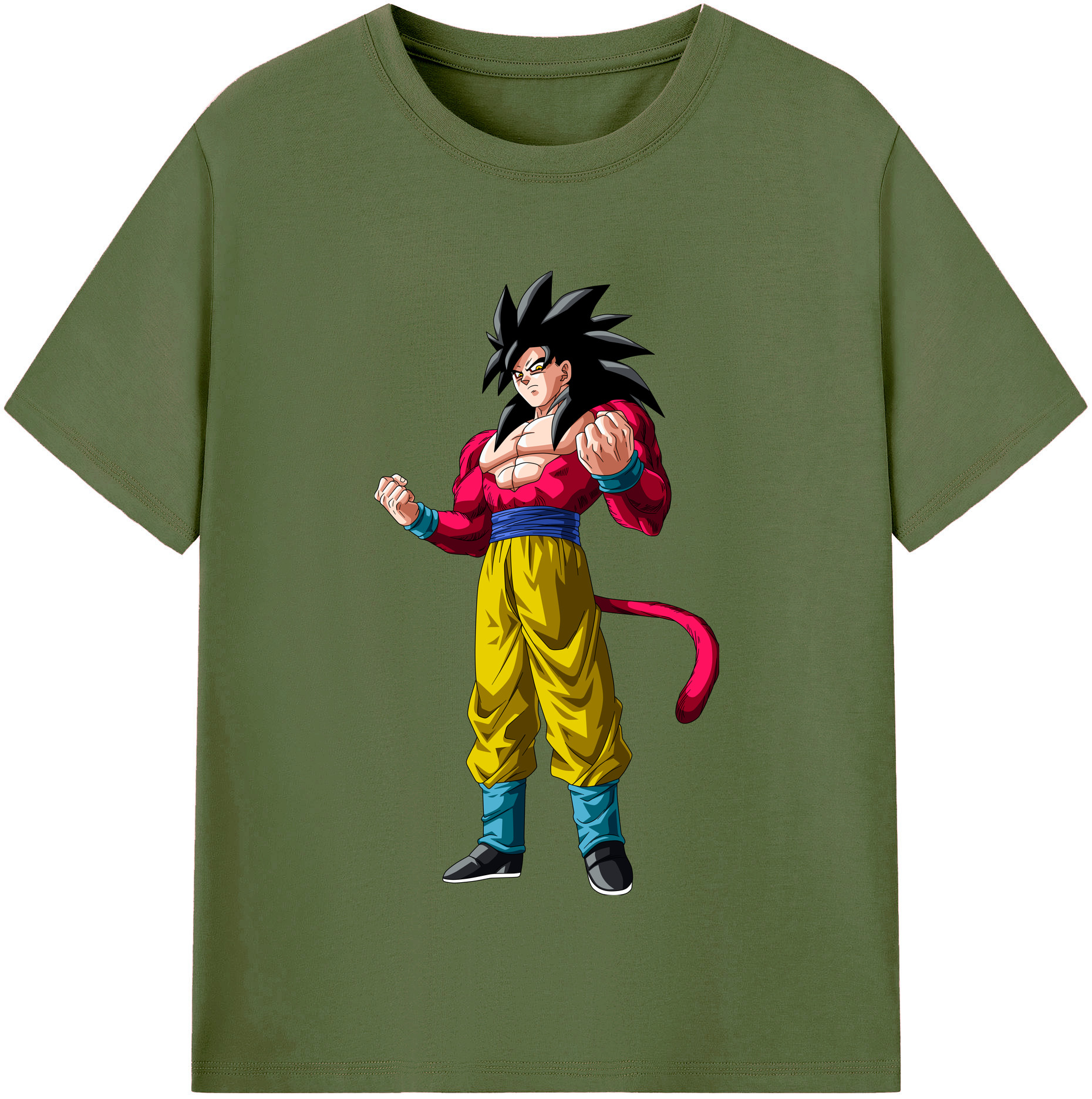 （画像用） ドラゴンボール 孫悟空（そん ごくう）Son Goku カカロット DRAGON BALL Kakarotto 綿100％半袖Tシャツ（フロントプリント）